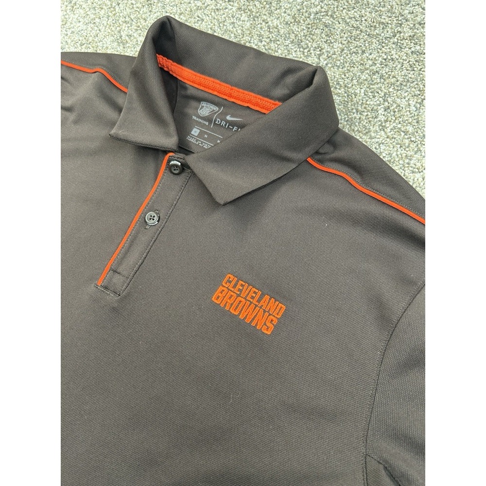 Cleveland Browns Shirt Mens Med NFL Football Nike Dri Fit On Field Apparel #0097